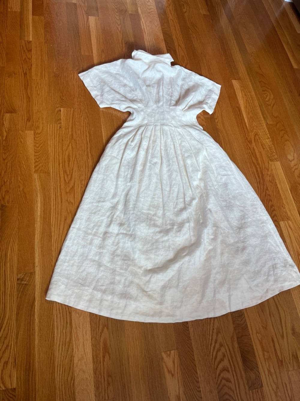 Anthropologie x Exquise Tobie Linen Maxi Dress Size Small NWT - Picture 14 of 16